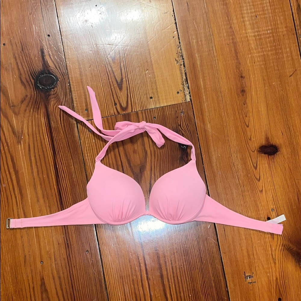 Victoria's Secret Pink Halter Push-Up Bikini Top